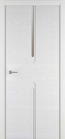 Межкомнатная дверь Логика LX413 Шпон+эмаль (закрытая пора), Белый, 600/700/800/900*2000 мм. «Дверной лидер» в Ярославле